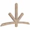 Ekena Millwork Alberta Smooth Timber Gable Bracket, Douglas Fir, 72"W x 39"H x 3 1/2"D x 3 1/2"F, 13/12 Pitch GBW072X39X0404ALB00SDF - alternate 4